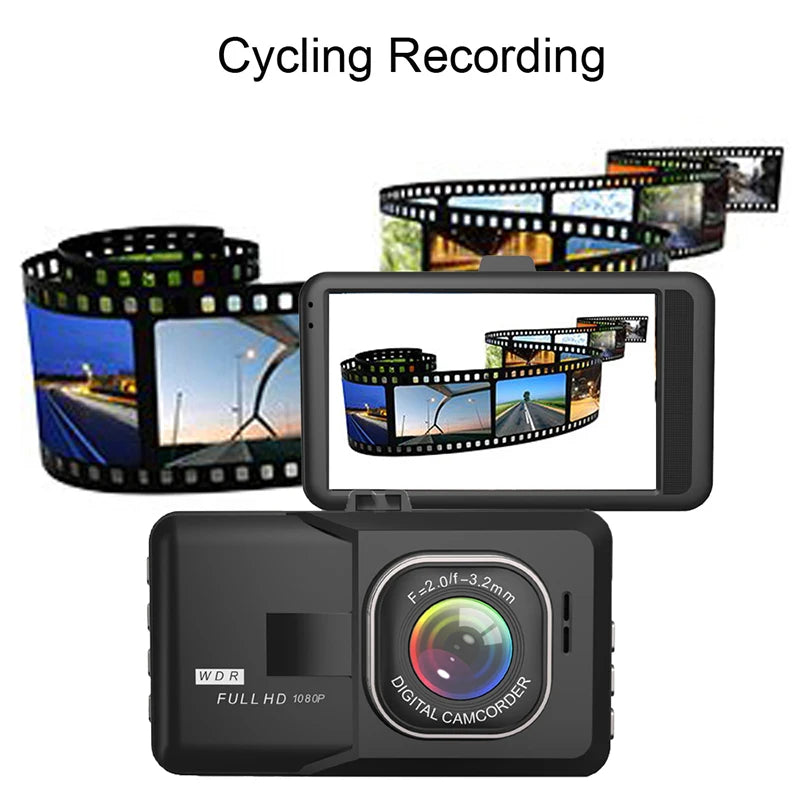 Dashcam loop recording for vehicles