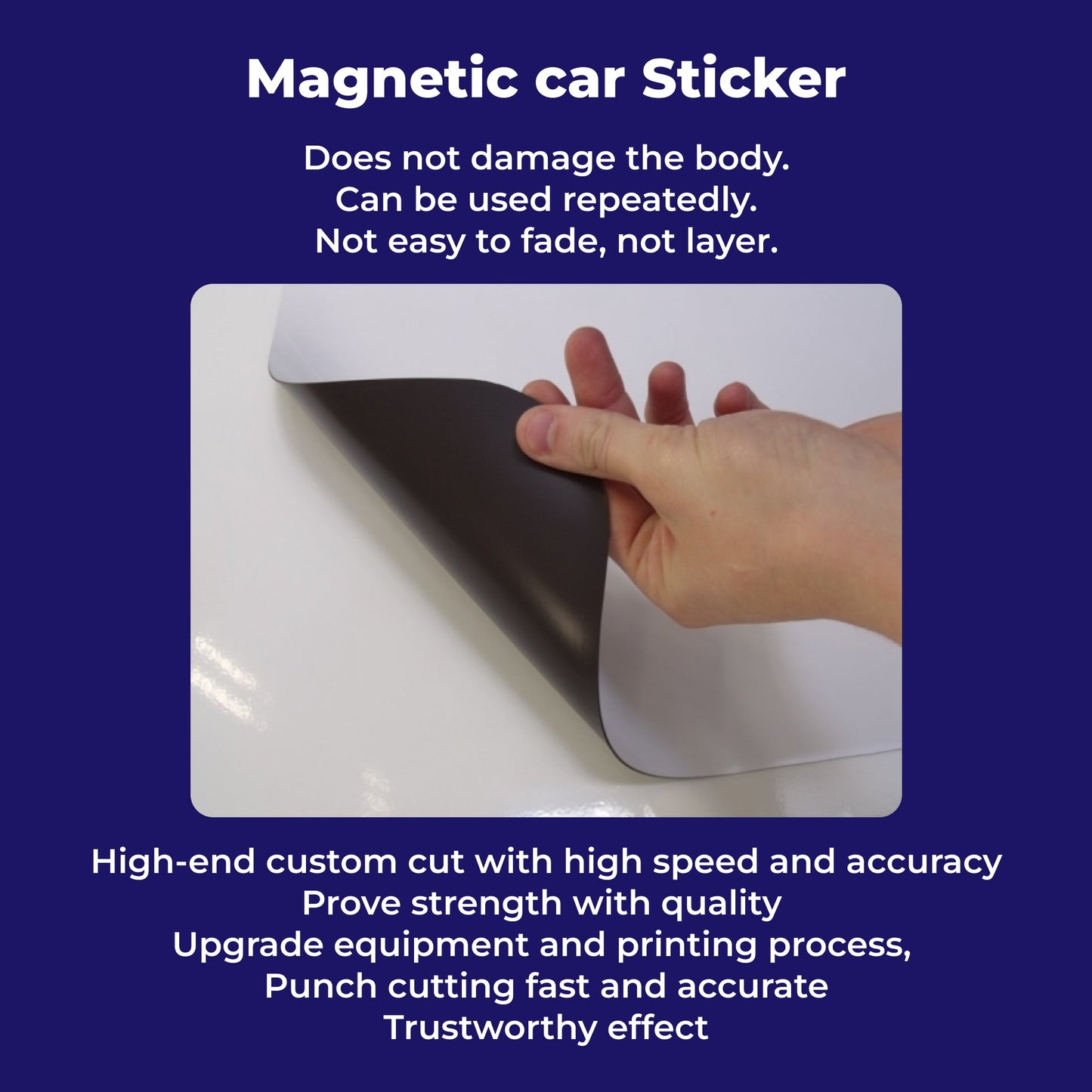 Custom Car magnetic sticker